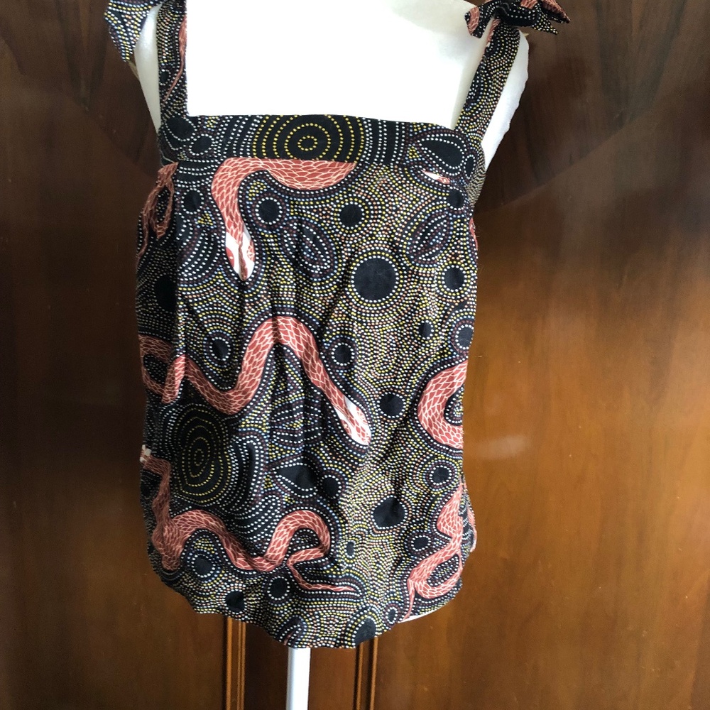 Corey Lynn Calter cotton shoulder tie top